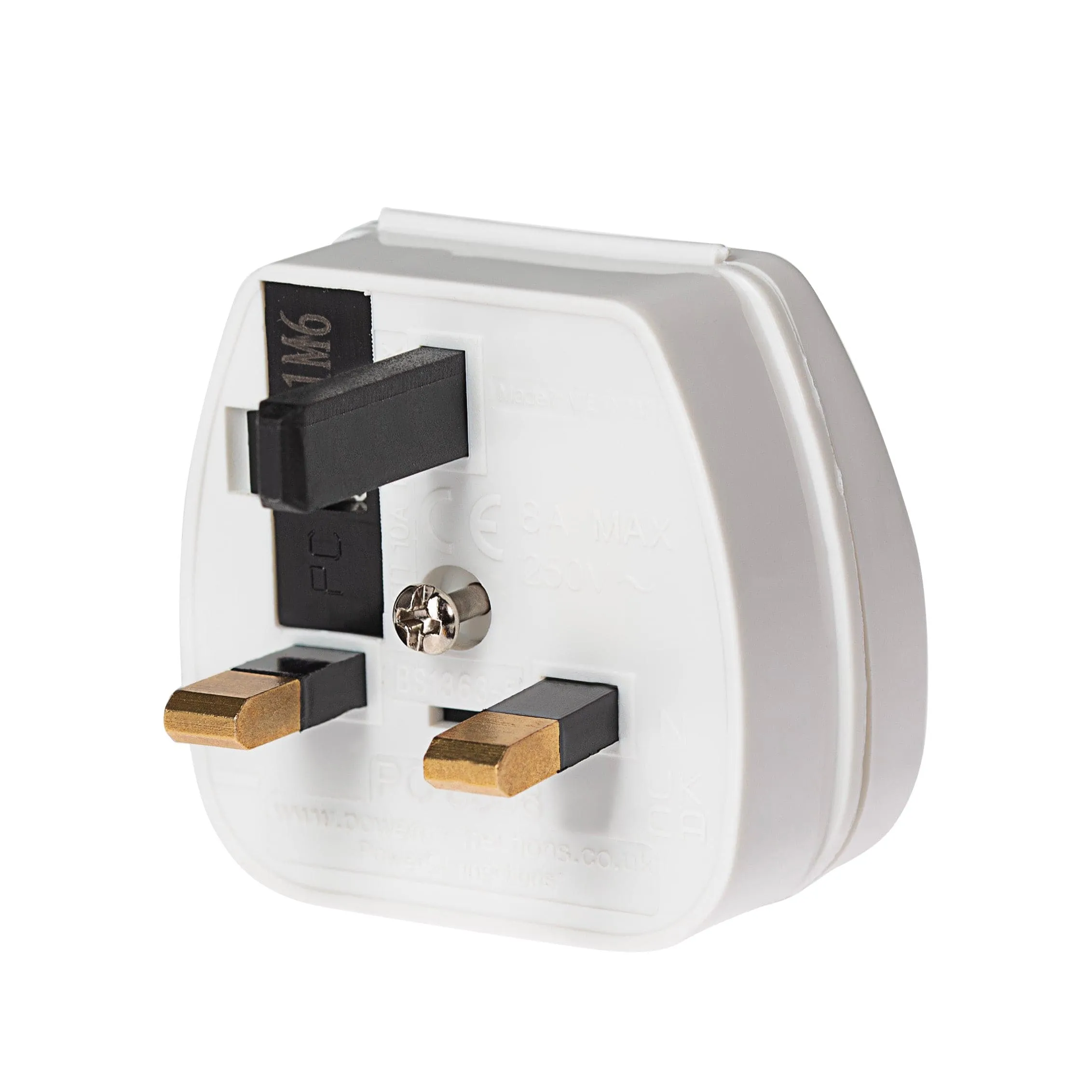 Maplin Eu 2 Pin Plug To Uk Mains Plug Converter With 5 Amp Fuse & Screw Cover Instant Deal Today