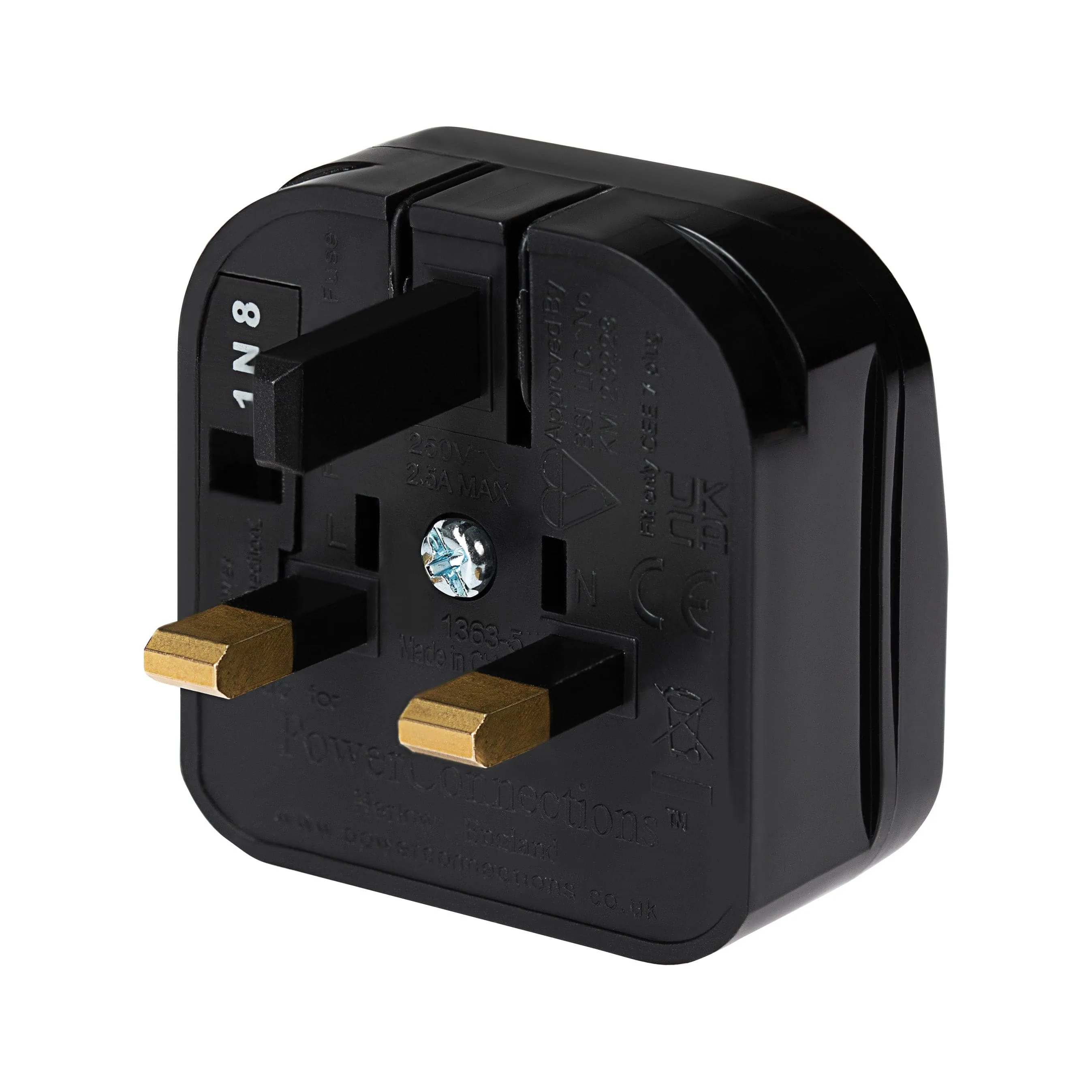 Limited Stock Hot Deal Clearance Sale Maplin Eu 2 Pin Plug To Uk Mains Plug Converter With 5 Amp Fuse & Screw Cover