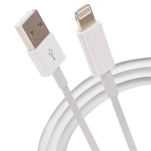 Maplin Lightning Connector To Usb-A Charging Cable - White Special Online Offer