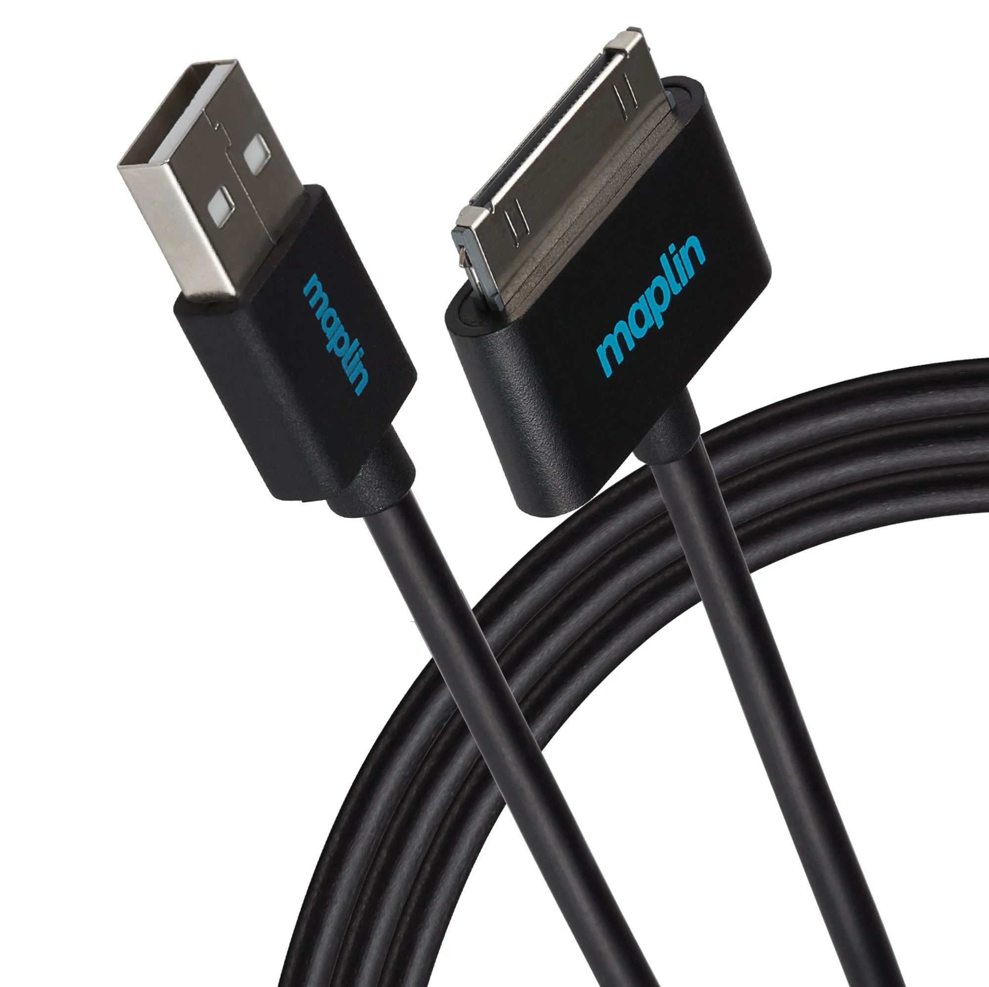 Maplin Premium Samsung 30 Pin To Usb-A 2.0 Cable - Black, 1.5M Special Price Today