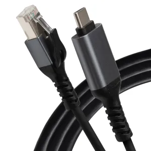 Maplin Usb-C To Rj45 Ethernet Cable - Black Todays Mega Savings