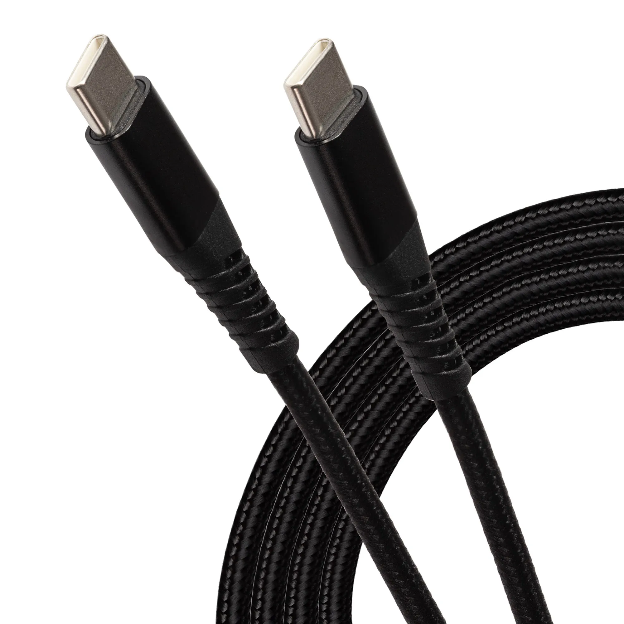 Maplin Usb-C To Usb-C 60W Pd Braided Cable - Black Flash Sale Alert Special Steal Event