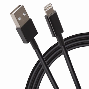 Maplin Lightning To Usb-A Cable - Black, 1M Sweet Deal Today