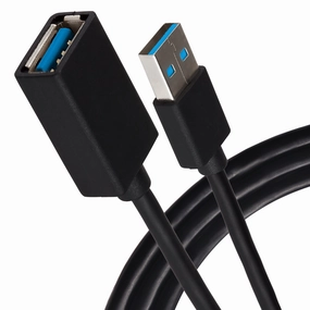 Maplin Usb-A 3.0 Male To Usb-A 3.0 Female Extension Cable - Black, 1.5M Flash Deal Today Special Deal Frenzy