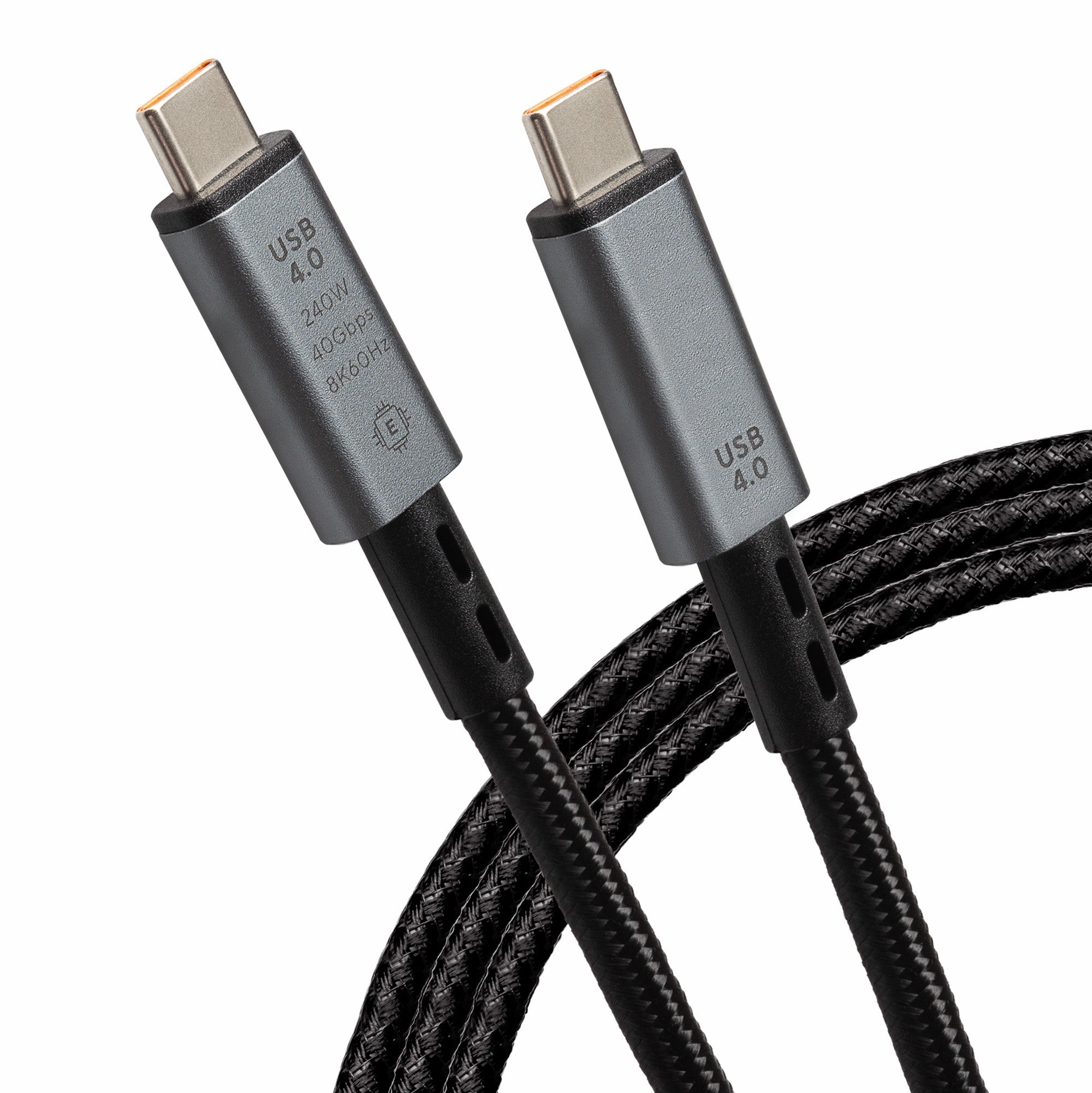 Best Seller Discount Maplin Usb-C To Usb-C V4.0 8K 240W Pd Braided Cable - Black, 1M