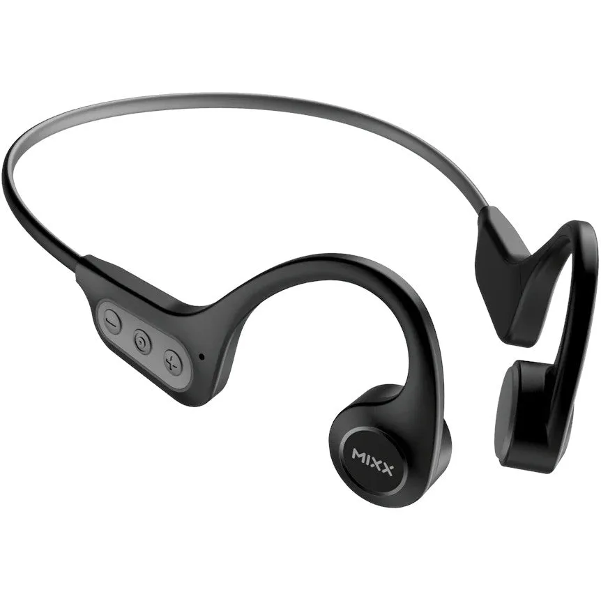 Mixx Resonate Open Ear Bone Conduction Sports Headphones - Black Limited Time Hot Deal