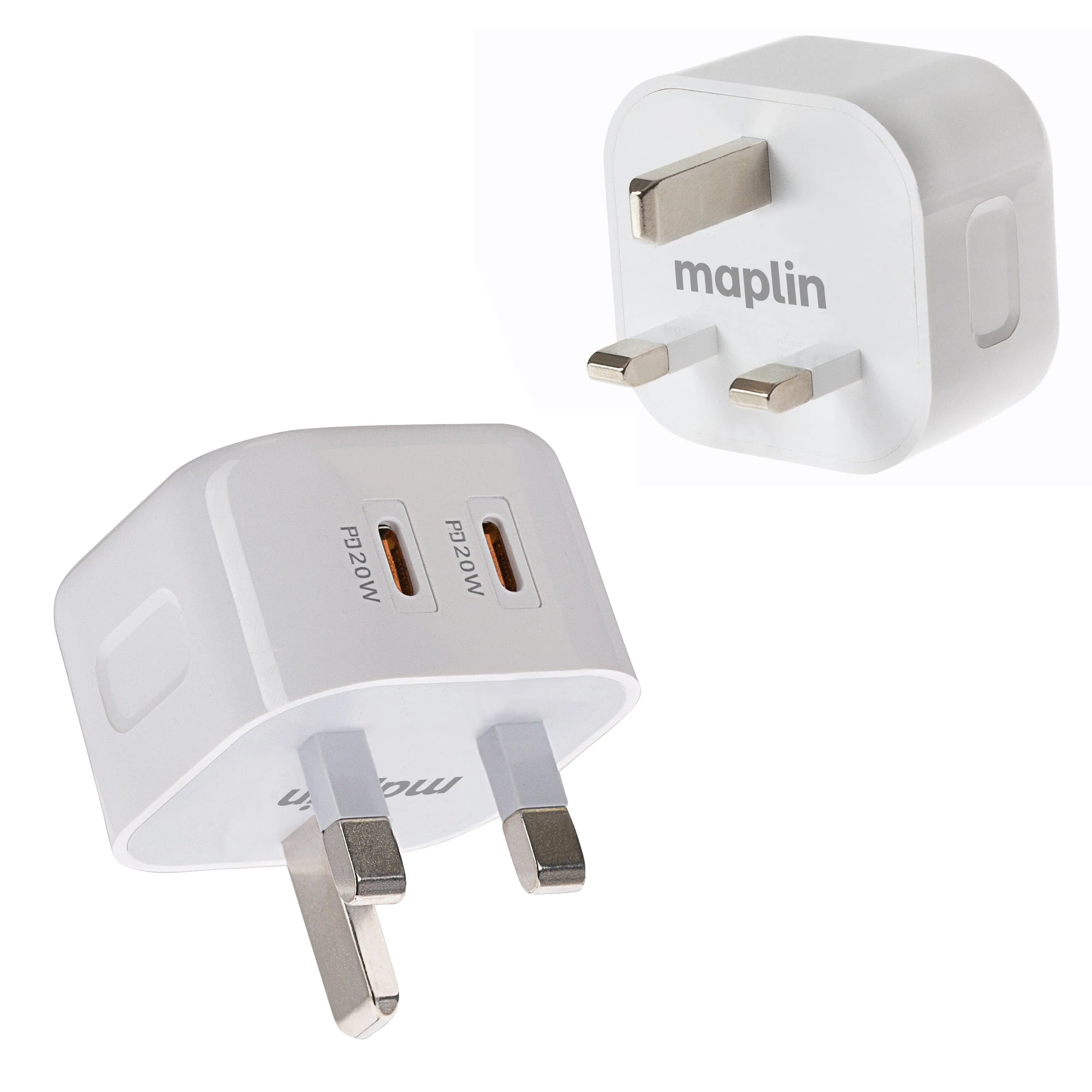 Maplin 2 Port Usb-C 20W Power Delivery High Speed Wall Charger Dont Miss These Savings