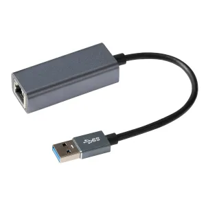 Maplin Usb-A To Ethernet Rj45 V3.0 Gigabit Network Lan Adapter - Grey Grab Your Savings