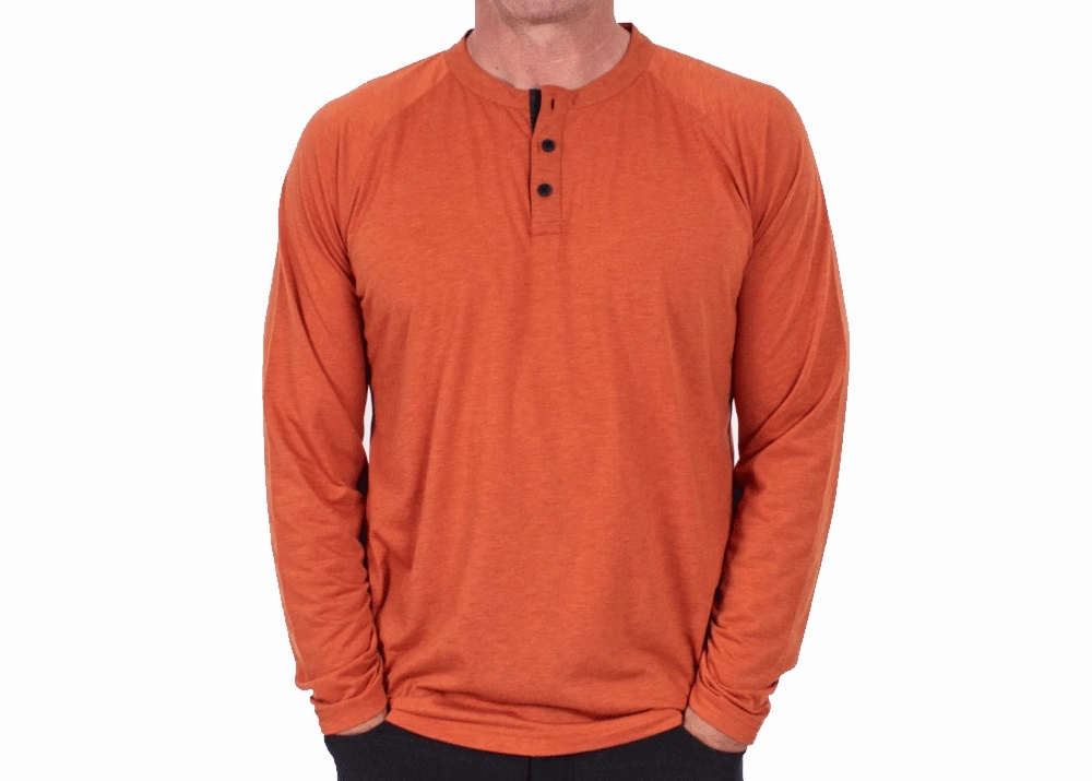 MustHave Steals Men'S Payette Henley Long Sleeve