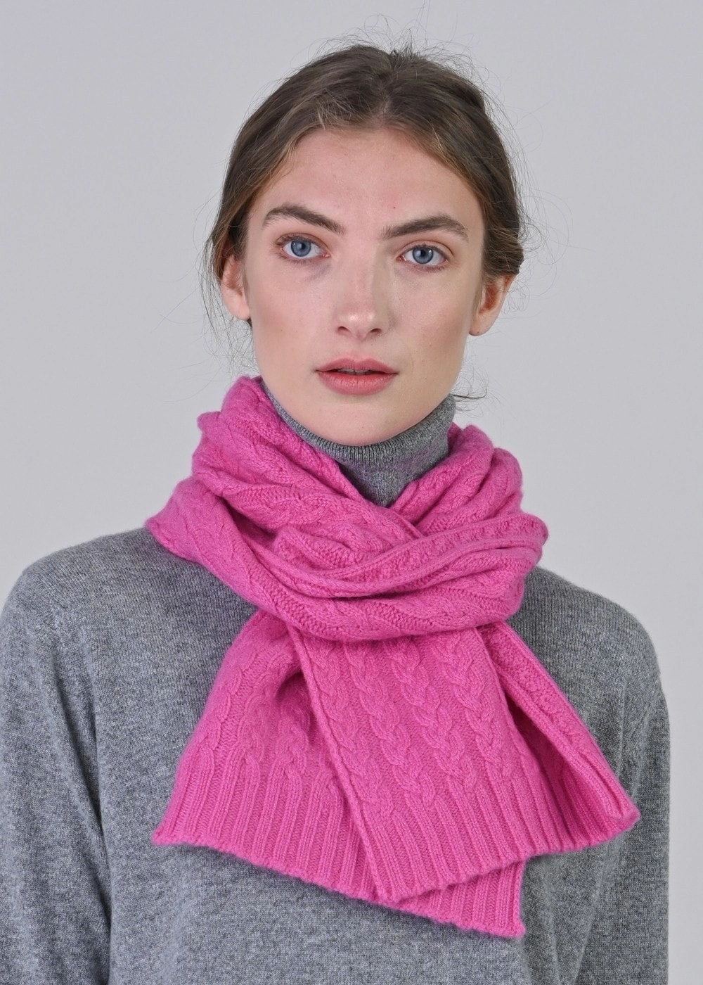 Cashmere Cable Scarf Mega Hot Offer
