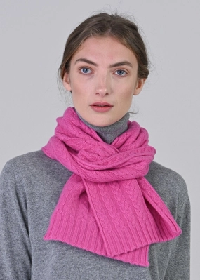 Cashmere Cable Scarf Mega Hot Offer