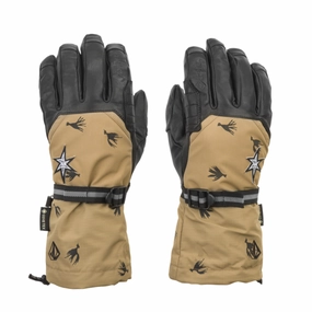 Best Deal Today Online Deal Frenzy 2026 Sample Volcom 91 Gore-Tex Snow Gloves - Bronze