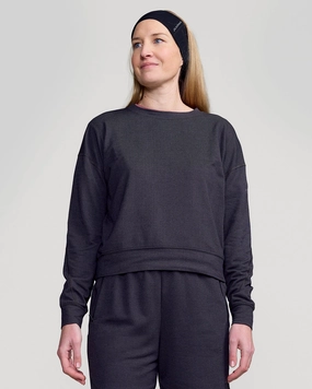 WomenS Anytime Crew Sweatshirt - Charcoal Marle Big Price Drop Today Only Steal
