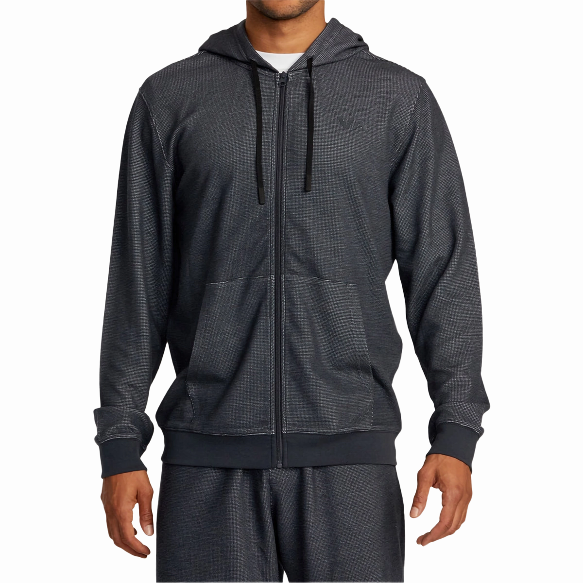Men'S Cable Waffle Zip Hood MustHave Steals