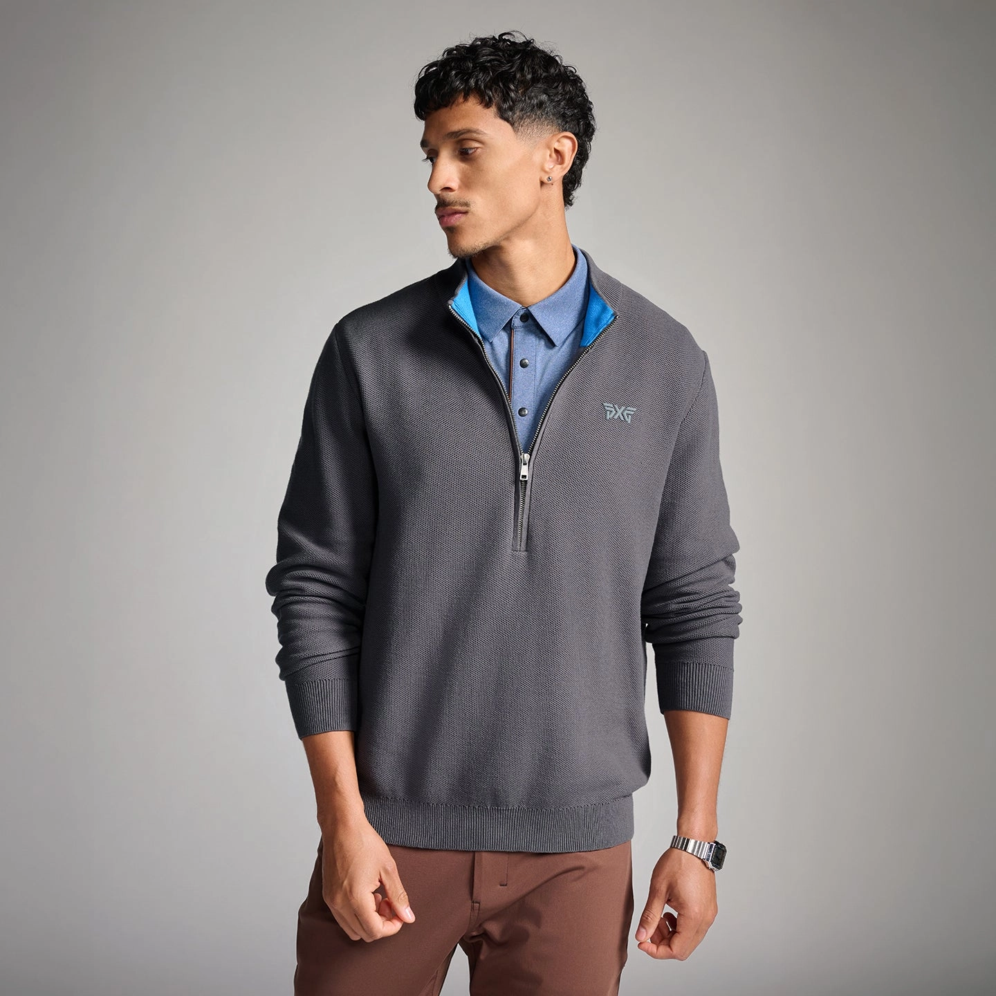 Men'S Classic 1/4 Zip Sweater Limited Stock Alert Clearance Blowout