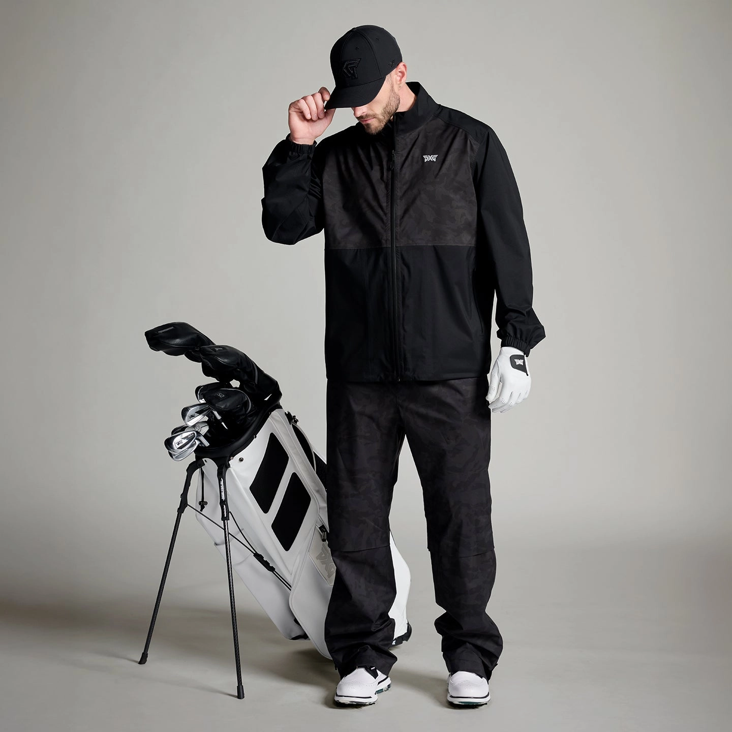 MustShop Sale Men'S Fairway Camo Rain Jacket
