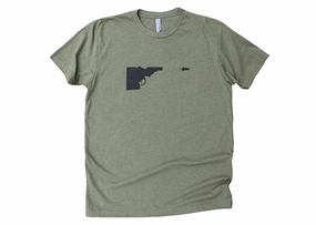 Hot Price Drop Men'S Idaho Tree-Gun Tee