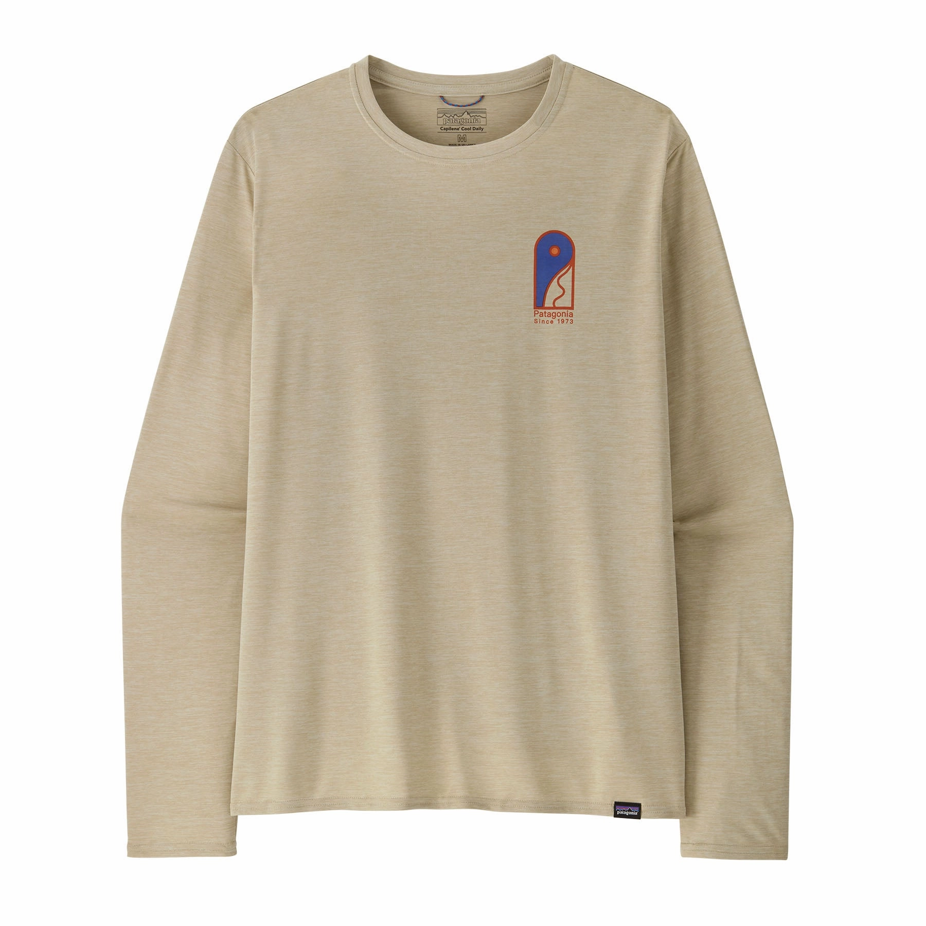 Last Chance Offer Men'S Long-Sleeved Capilene Cool Daily Graphic Shirt - Lands