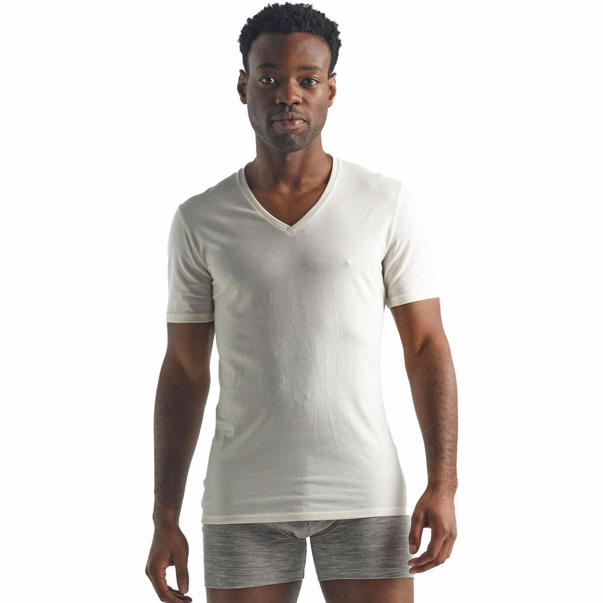 Hot Deals Today Men'S Merino Anatomica Short Sleeve V Neck T-Shirt