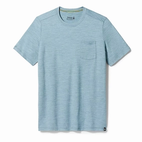 Men'S Merino Hemp Blend Pocket Tee Special Occasion Discount Unmissable Deal Today