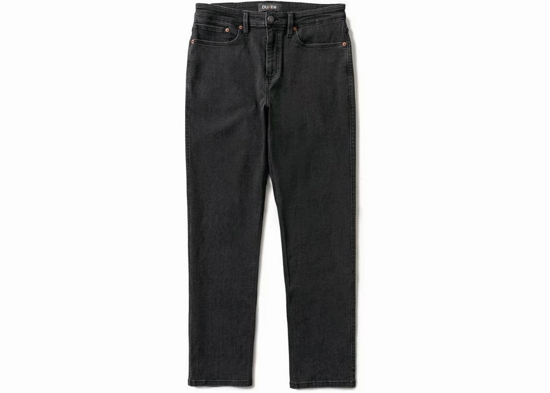 Instant Savings Inside Men'S Performance Denim Athletic Straight