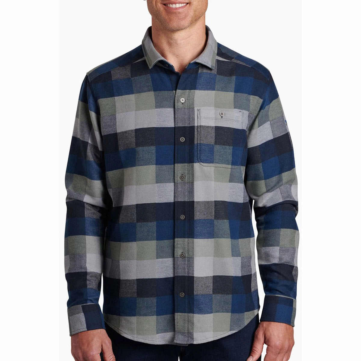 Exclusive Holiday Deal Men'S Pixelatr Flannel Long Sleeve