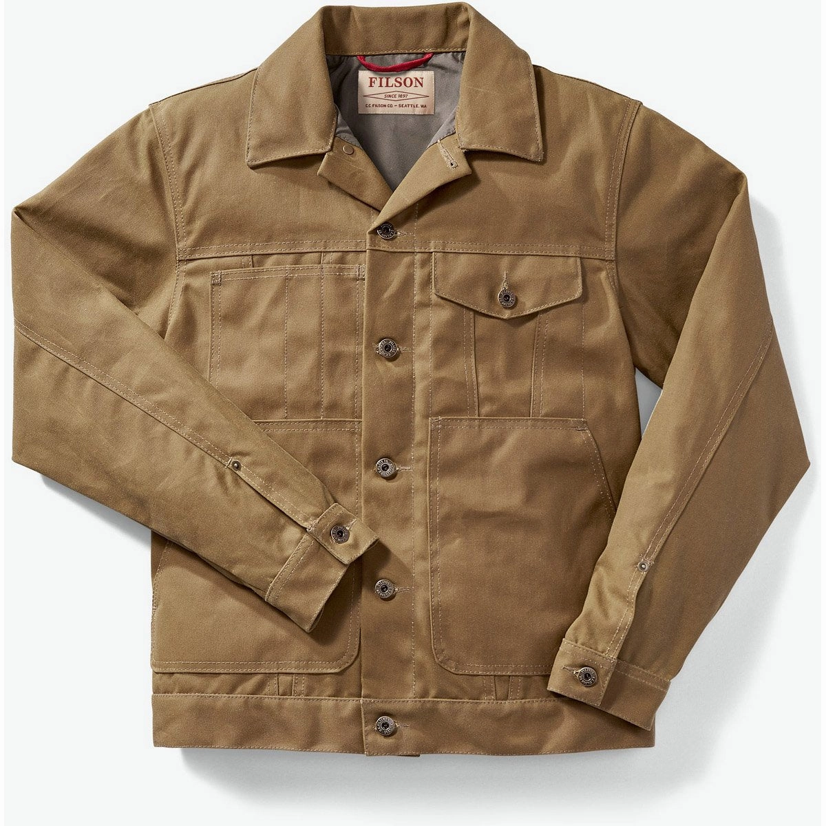 Men'S Tin Cloth Short Lined Cruiser Jacket Hot Offer Frenzy Hot Price Drop
