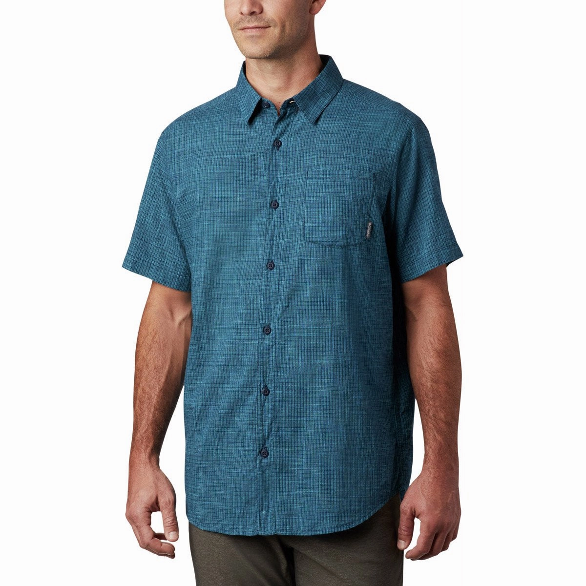 Today Only Special Men'S Under Exposure Yarn-Dye Short Sleeve Shirt