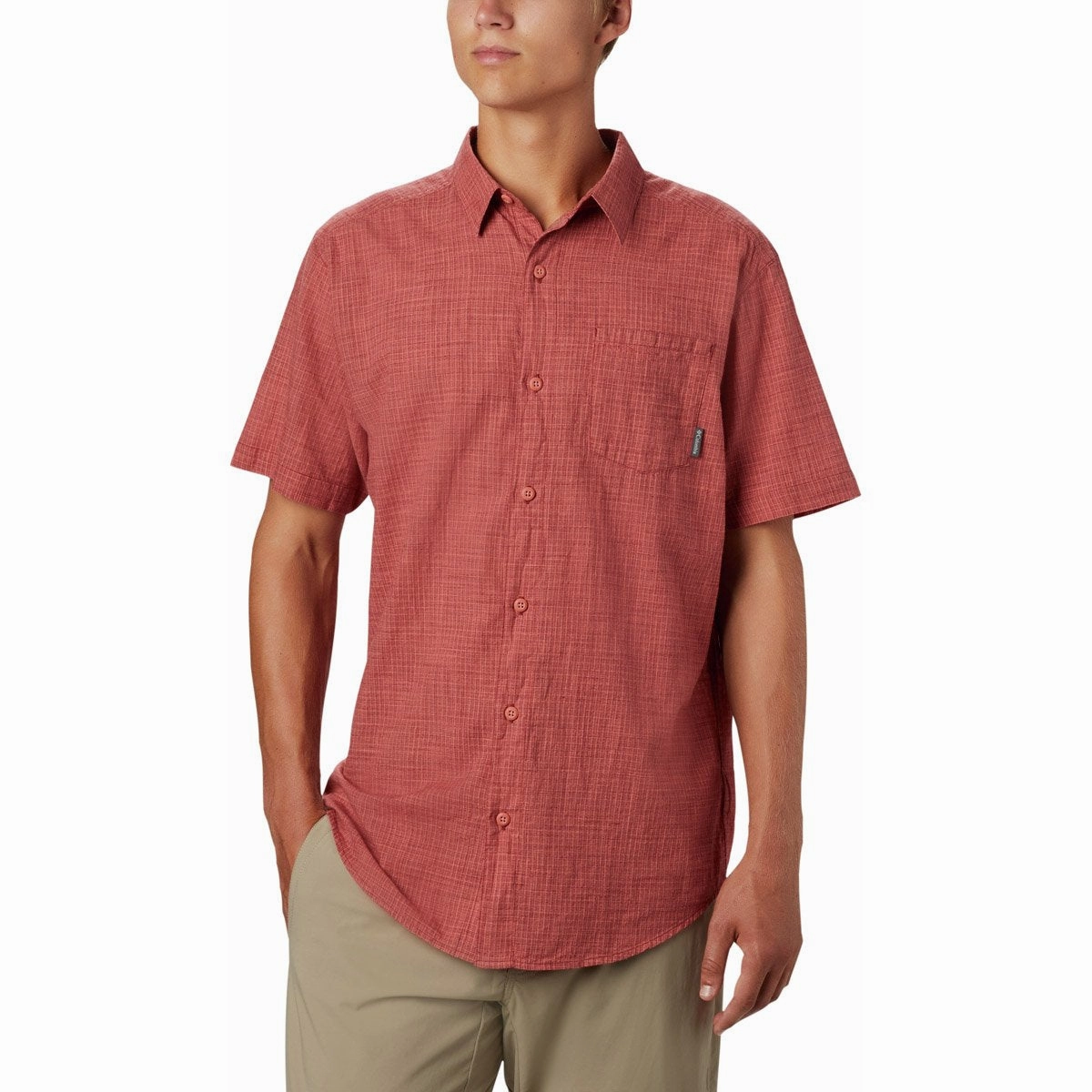 Men'S Under Exposure Yarn-Dye Short Sleeve Shirt Hot Sale Today