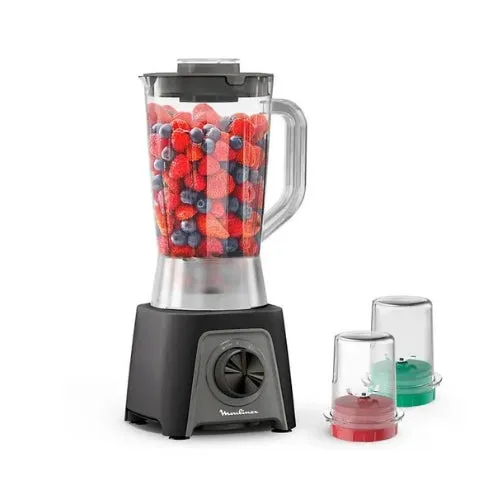 MOULINEX Blender 450 Watts, 2 Speeds, 1.5Lit, Black