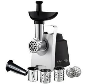 Moulinex Meat Mincer 3 In 1, 1400Watts, Black