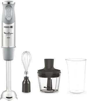 Moulinex Quickchef Lite Chopper, 4Speeds, 0.5L, 1000Watts, Silver