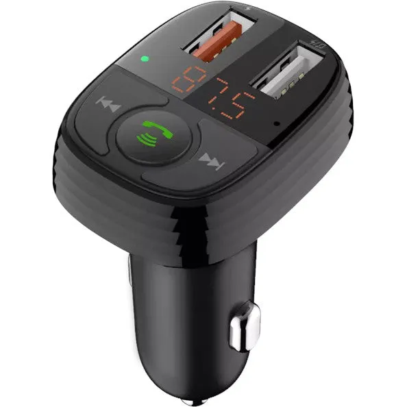 Devia Fm Wireless Bluetooth Transmitter Usb Port Car Adapter - Black Last Chance Offer Special Occasion Discount