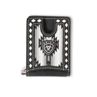 Ariat Men'S Southwest Diamond Bi-Fold Card Case Dont Miss Out