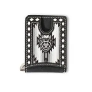 Ariat Men'S Southwest Diamond Bi-Fold Card Case Dont Miss Out