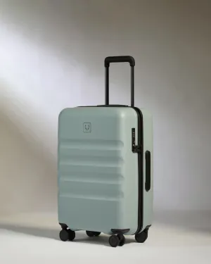 Hot Deals Today Flash Pick Today Large Cabin Suitcase In Mist Blue - Icon Stripe