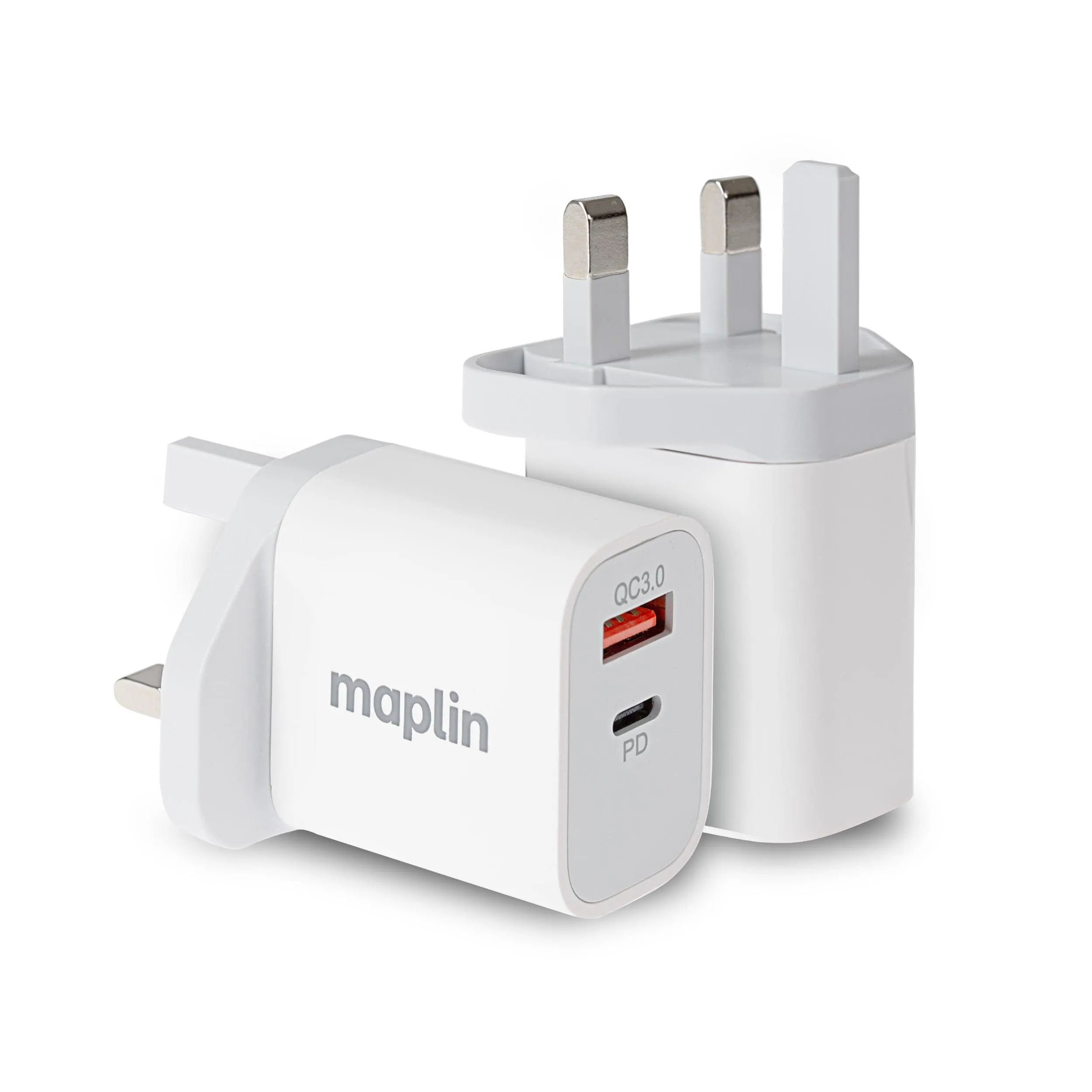 Dont Miss These Savings Todays Special Picks Maplin 2 Port Usb Wall Charger 1X Usb-A 1X Usb-C Pd Qc 3.0 35W High Speed Charging