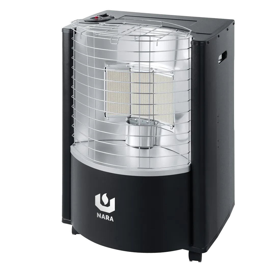 Nara Gas Heater, 5.25Kw, 3Power Setting, Black
