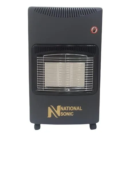 National Sonic Gas Heater 4200W 3 Burners? Black