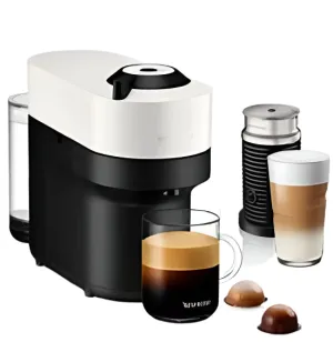 Nespresso Coffee Maker Bundle Black Vertuo Pop   Black Aeroccino3