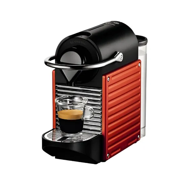 Nespresso Coffee Maker Bundle Red Pixie   Black Aeroccino3