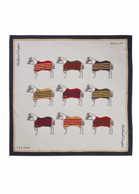 Todays Best Deal Shop Hot Deals Nine Horse Silk Scarf