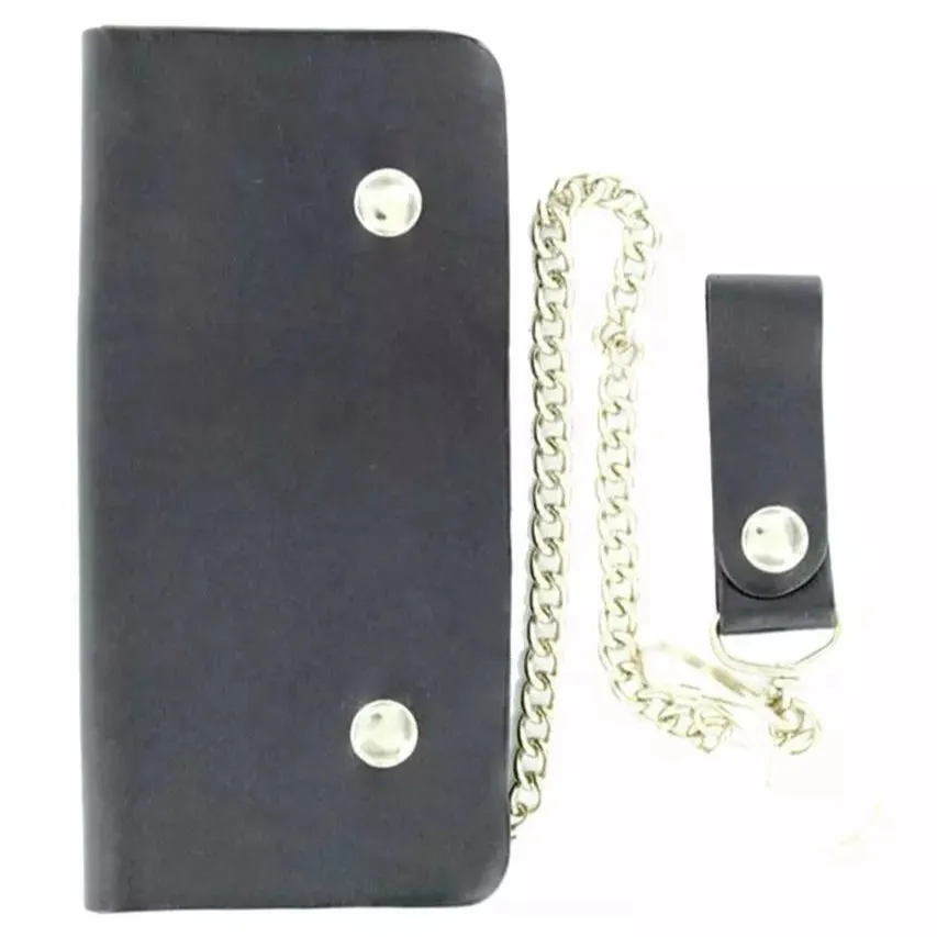 Trending Hot Picks Instant Discount Nocona Black Leather Trucker Wallet