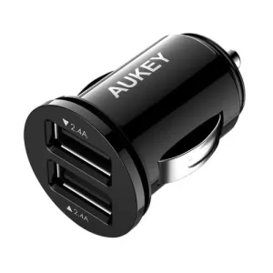 Big Savings Today Today Only Hot Pick Aukey Cc-S1 Universal True Aipower 24W 4.8A Dual Port Car Charger