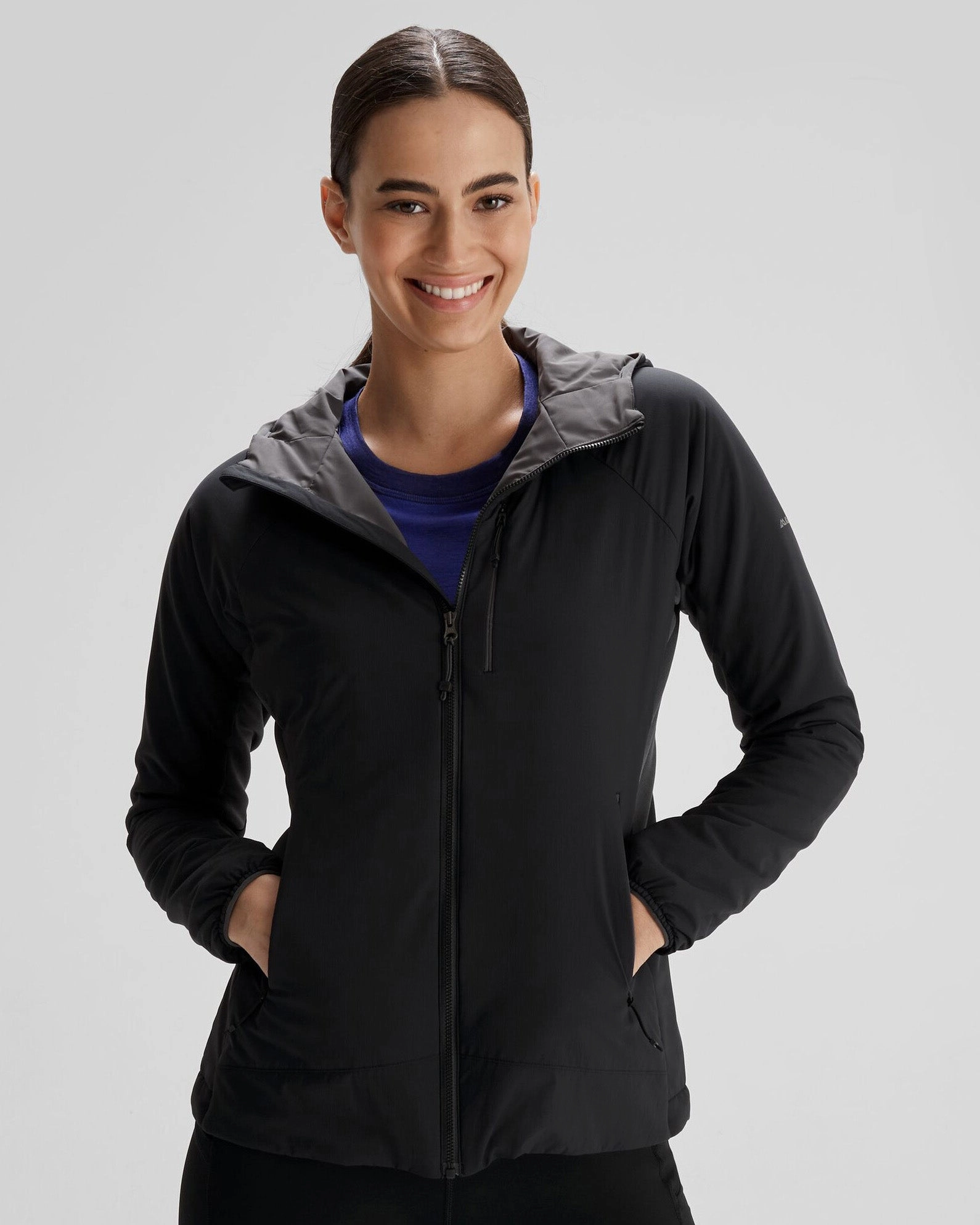 Surprise Offer Now Today Only Offer Women'S Seeker Primaloft Active Hooded Jacket - Black Stingray