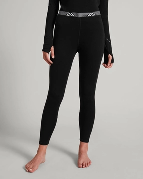 Flash Discount Today Women'S Kmdmerino Baselayer Leggings - Black