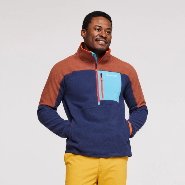 Men'S Abrazo Half-Zip Fleece Jacket Clearance Sale Now Hot Pick of the Day