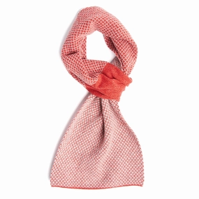 Hot Offer Frenzy Todays Hot Savings Orange And Beige Cashmere Neck Warmer