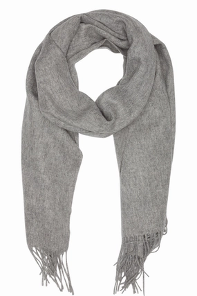 Save Big Today Shop Hot Deals Oversized Scarf In Grey Melange