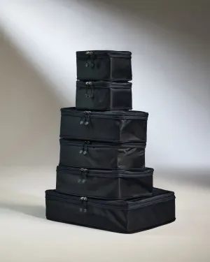Packing Cubes In Navy Blue - Set Of 6 Clearance Sale Now